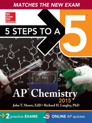 cover image of 5 Steps to a 5 AP Chemistry, 2015 ed
